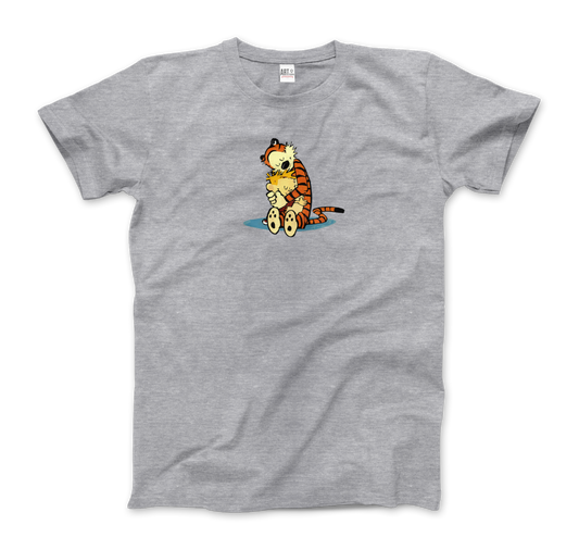 Calvin and Hobbes Hugging T-Shirt-0