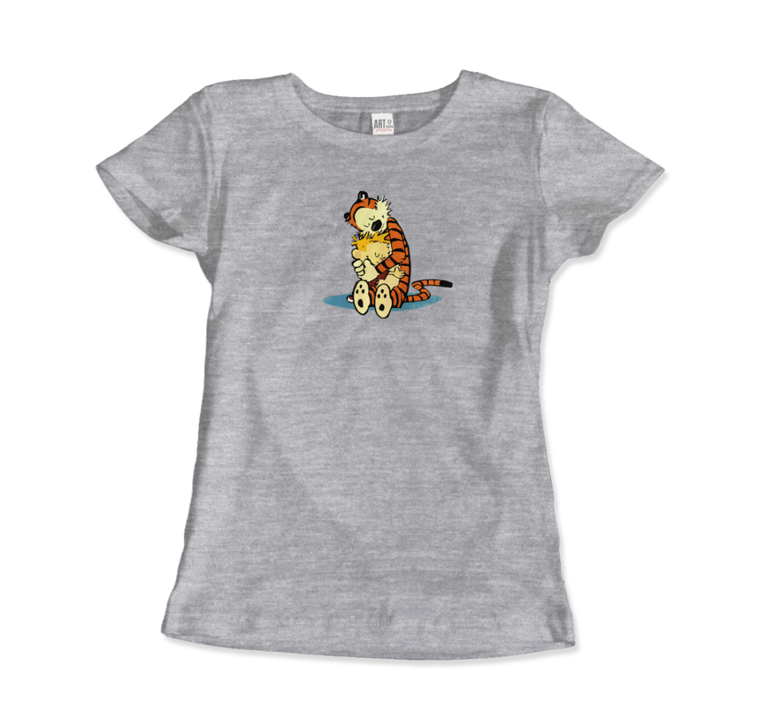 Calvin and Hobbes Hugging T-Shirt-4