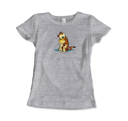 Calvin and Hobbes Hugging T-Shirt-4