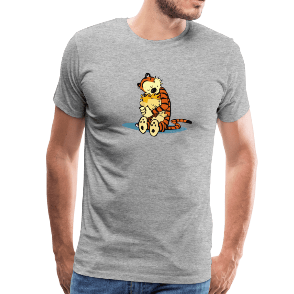 Calvin and Hobbes Hugging T-Shirt-1
