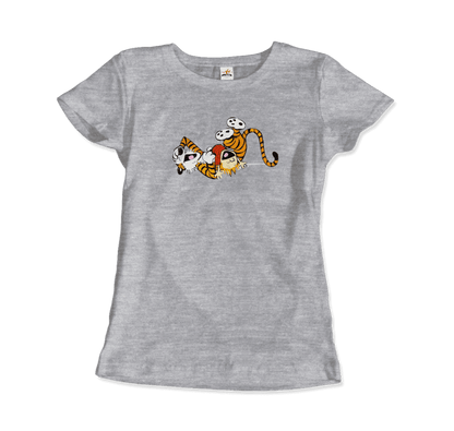 Calvin and Hobbes Laughing on the Floor T-Shirt-13