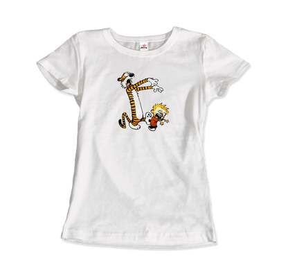 Calvin and Hobbes Playing Zombies T-Shirt-3