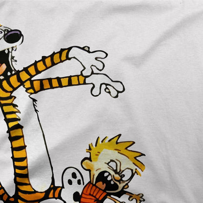 Calvin and Hobbes Playing Zombies T-Shirt-2