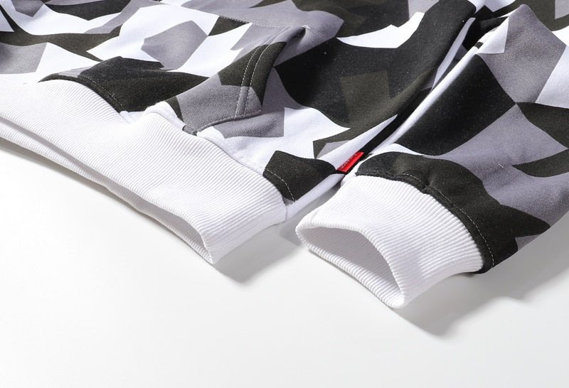 Camouflage Hooded Sweatshirts Fashion Mens Streetwear Hip Hop Skateboard Fleece Hoodies  Autumn Casual Camo-4