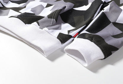 Camouflage Hooded Sweatshirts Fashion Mens Streetwear Hip Hop Skateboard Fleece Hoodies  Autumn Casual Camo-4