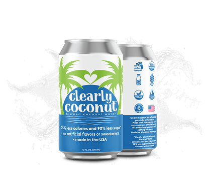Clearly Coconut Brewed Coconut Water (12 pack)-2