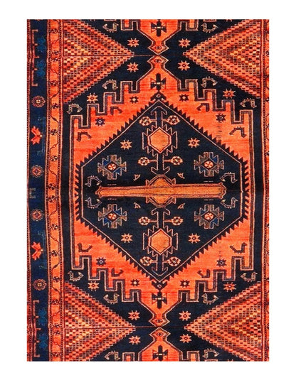 Canvello Bakhtiari Design Velvet table Cloth - 1'3'' X 3'11''-1