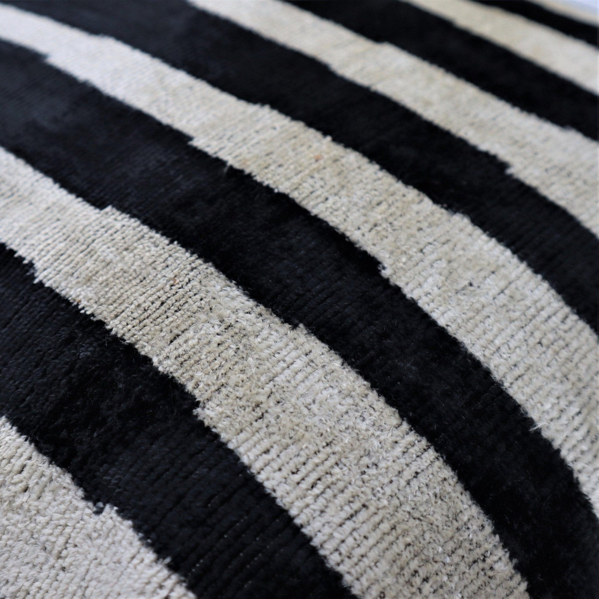 Canvello Decorative Black & White Pillow | 16x16 inch-2