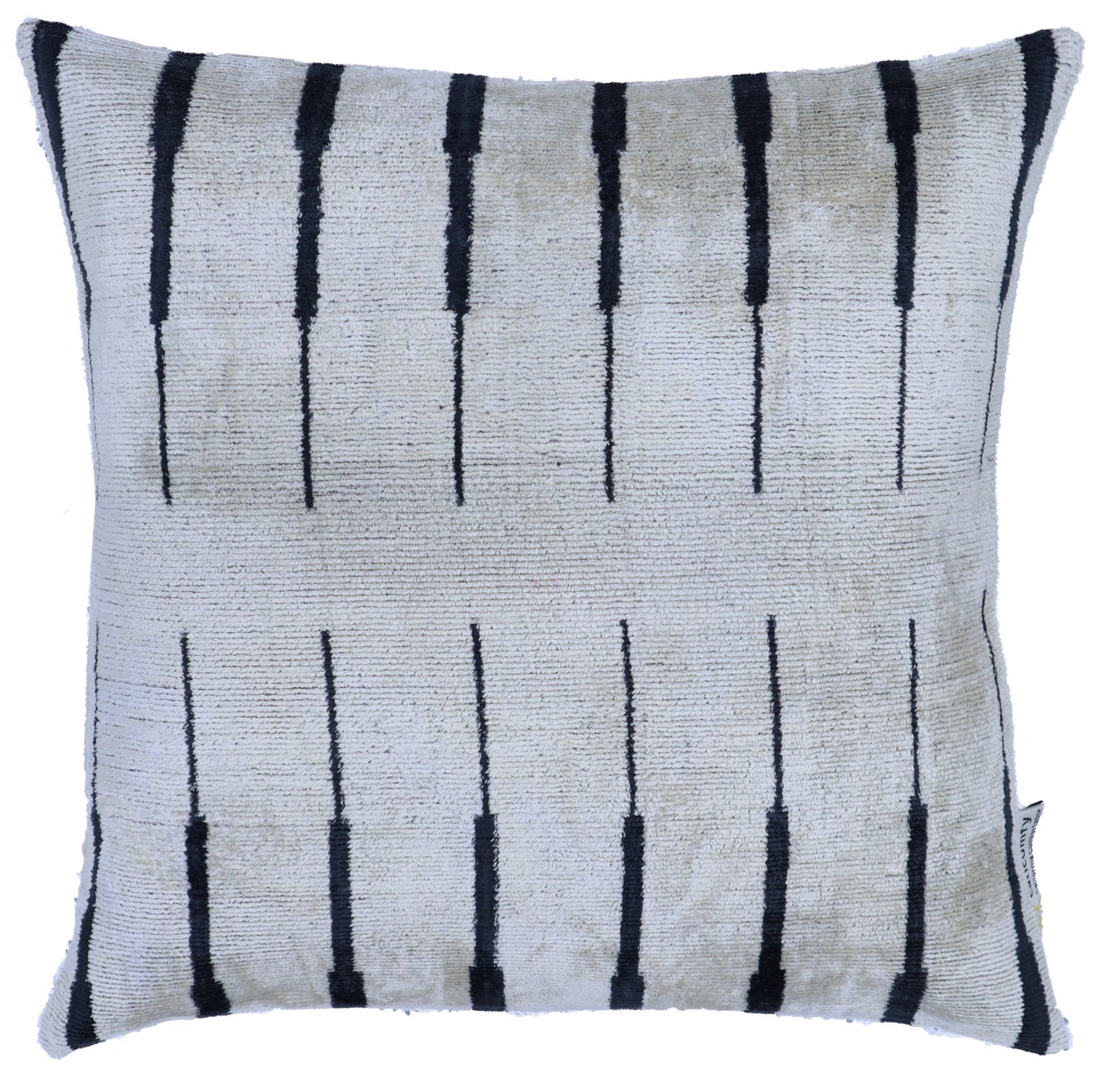 Canvello Decorative Black & White Pillow | 16x16 inch-5