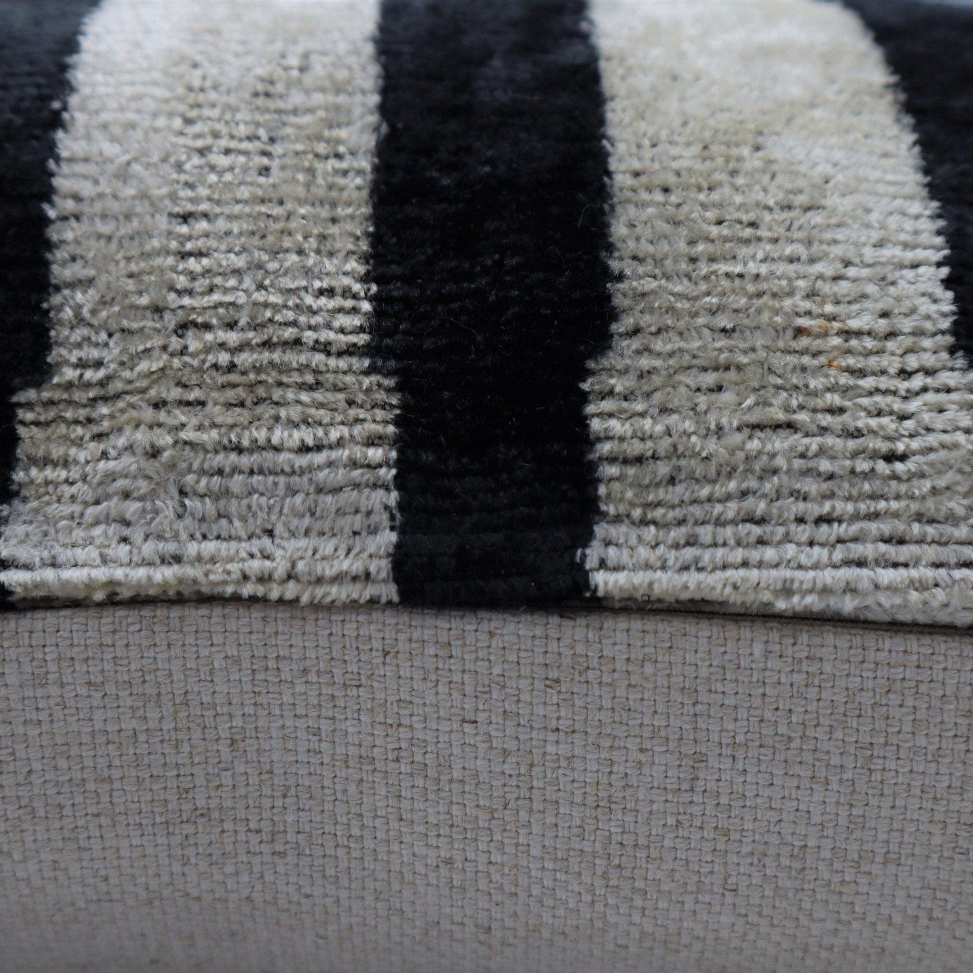 Canvello Decorative Black & White Pillow | 16x16 inch-4