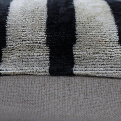 Canvello Decorative Black & White Pillow | 16x16 inch-4