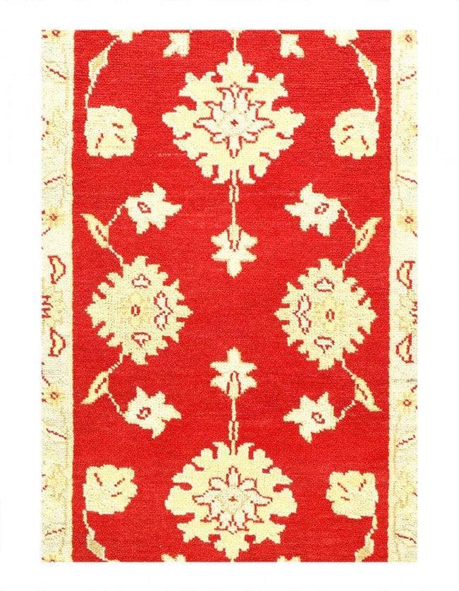Canvello Fine Hand Knotted Oushak Design runner 2'5'' X 9'11''-2