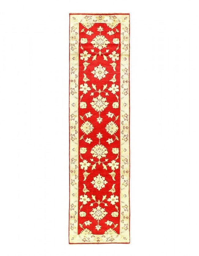 Canvello Fine Hand Knotted Oushak Design runner 2'5'' X 9'11''-0