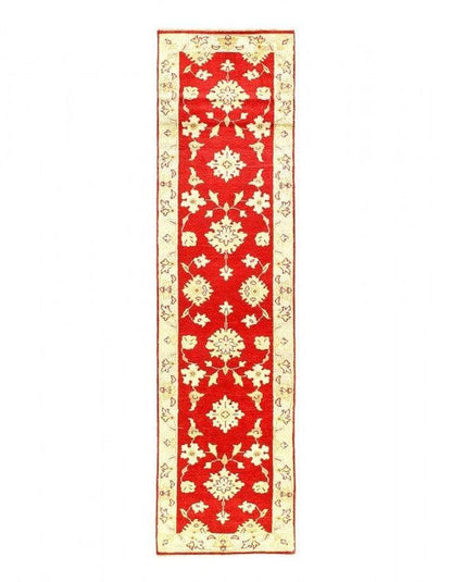 Canvello Fine Hand Knotted Oushak Design runner 2'5'' X 9'11''-0