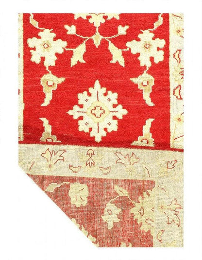 Canvello Fine Hand Knotted Oushak Design runner 2'5'' X 9'11''-1