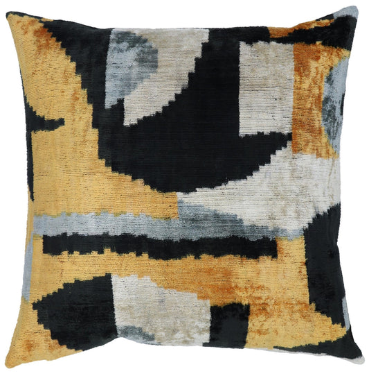 Canvello Handmade Gold Velvet Throw Pillow - 20x20-0