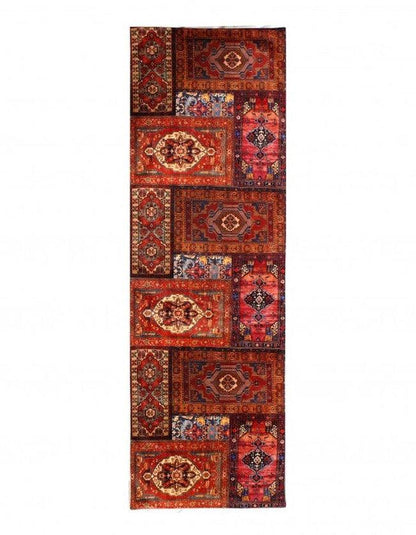 Canvello Heriz Design Velvet Table Cloth - 1'3'' X 3'11''-0