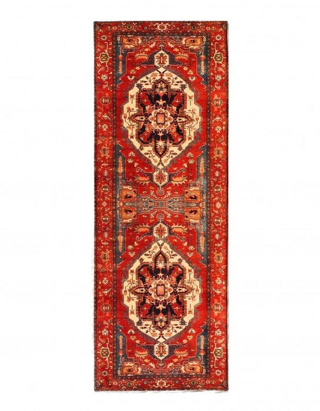 Canvello Heriz Design Velvet Table Cloth - 1'7'' X 3'11''-0