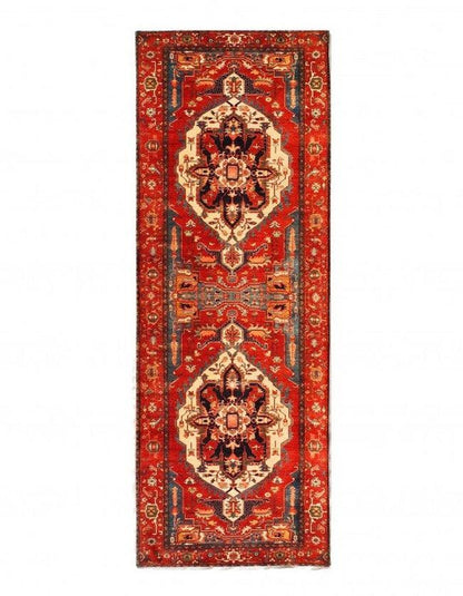 Canvello Heriz Design Velvet Table Cloth - 1'7'' X 4'7''-0