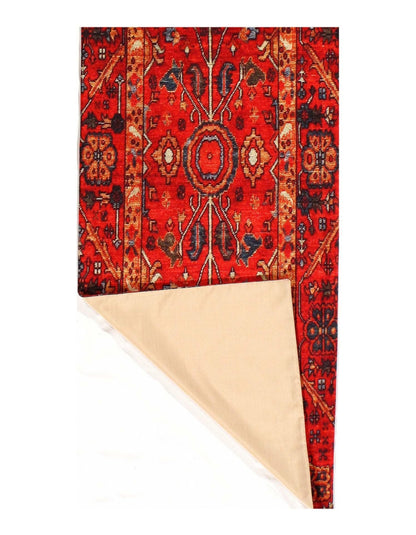 Canvello Serapi design Velvet table cloth - 1'7'' X 4'5''-2