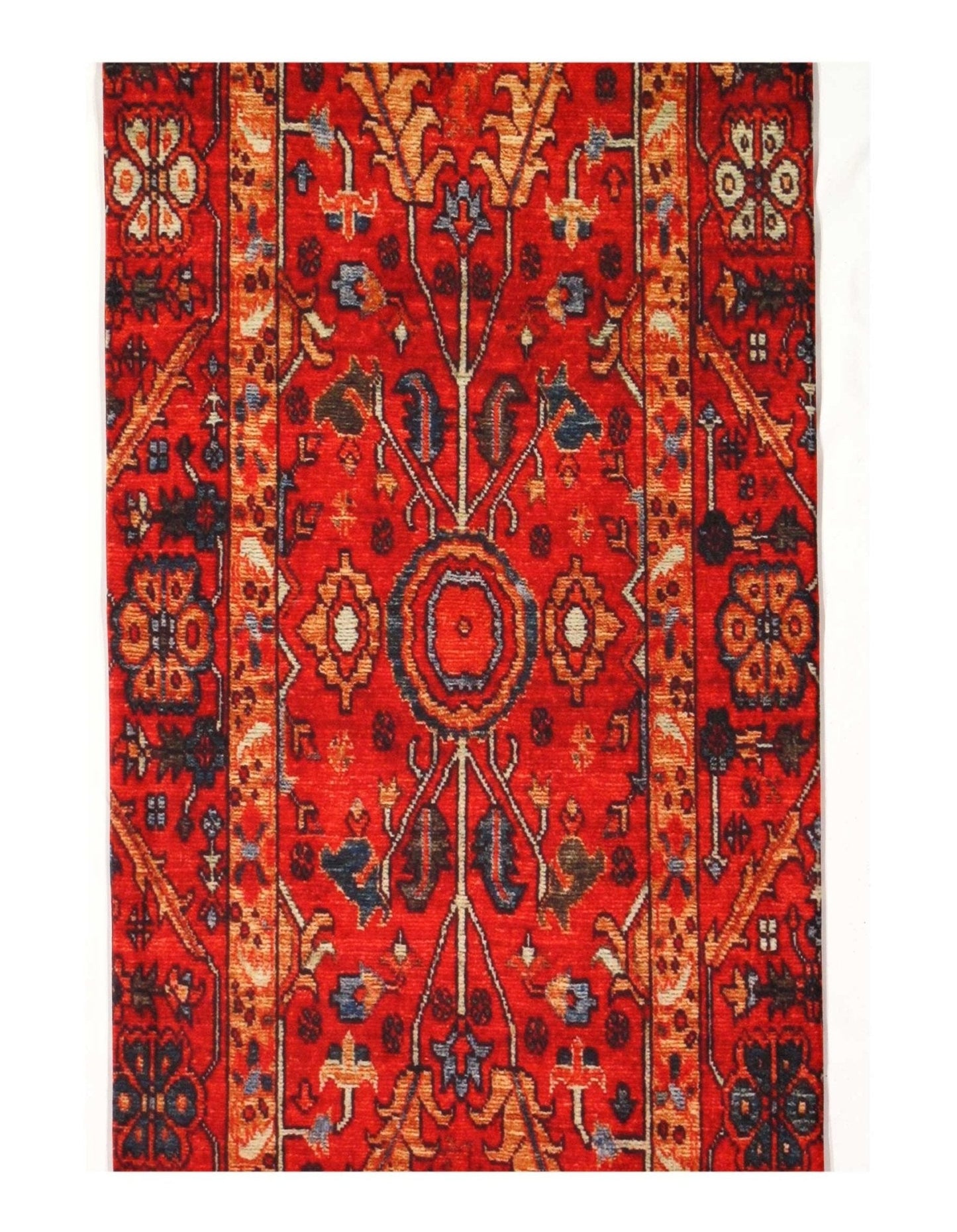 Canvello Serapi design Velvet table cloth - 1'7'' X 4'5''-1