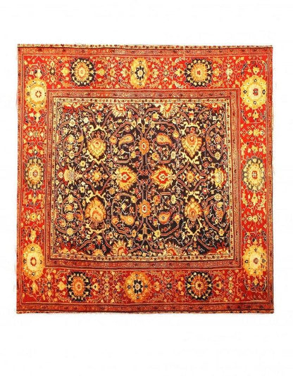 Canvello Tabriz Design Velvet table cloth - 3' X 3'-0