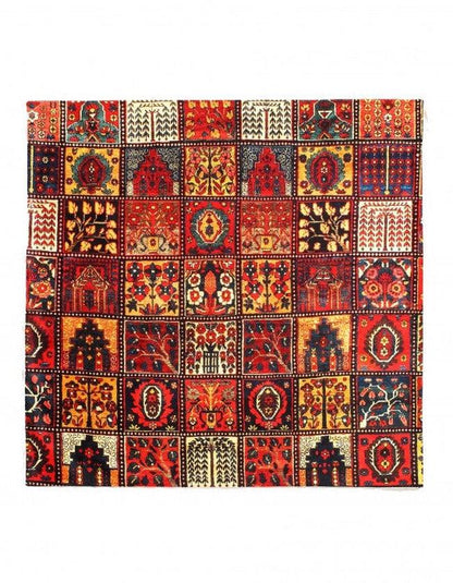 Canvello Vintage Bakhtairi Design Velvet table Cloth - 3' X 3'-0