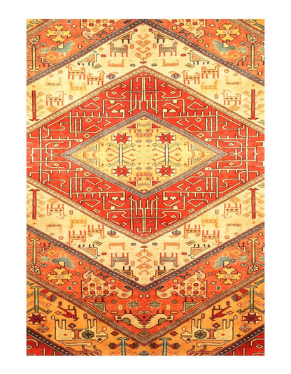 Canvello Vintage Silkroad Velvet table cloth - 3' X 3'-1