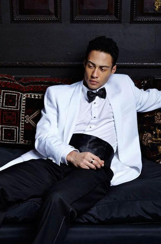 "Brentwood" White Dinner Jacket-0
