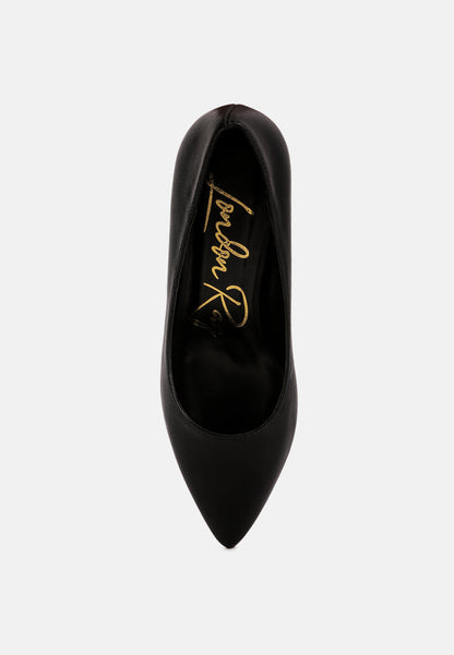 Casey Metallic Detail Block Heel Pumps By RAG-3