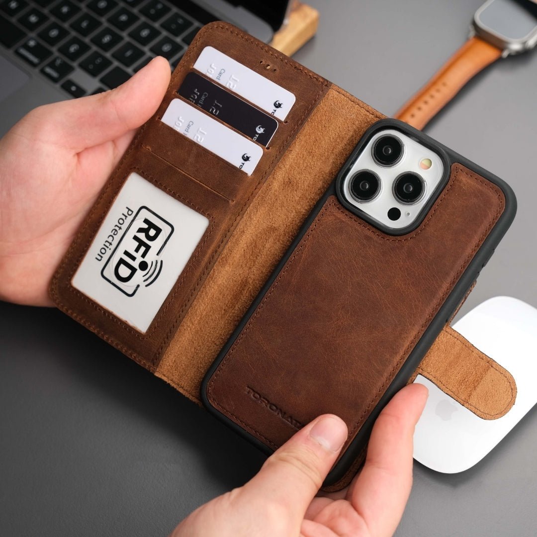 Casper iPhone 16 Pro Wallet Case Leather MagSafe-5