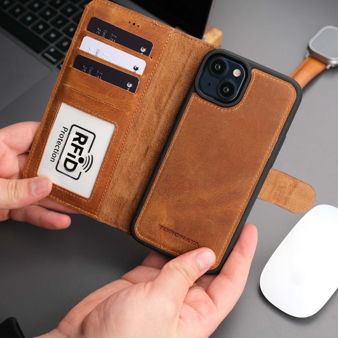 Casper iPhone 16 Wallet Case Leather MagSafe-7