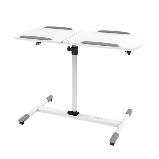 Masuta flexibila proiector/ laptop, LogiLink, Otel, 773x538mm, Gri/ Alb (BP0067A)-0