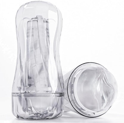 ClearGrip Spiral Suction Transparent Stroker-1