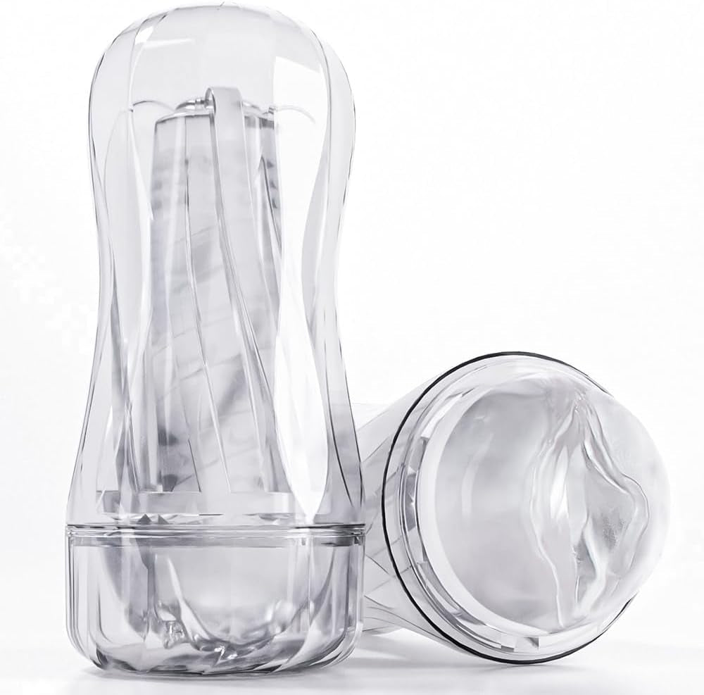 ClearGrip Spiral Suction Transparent Stroker-1