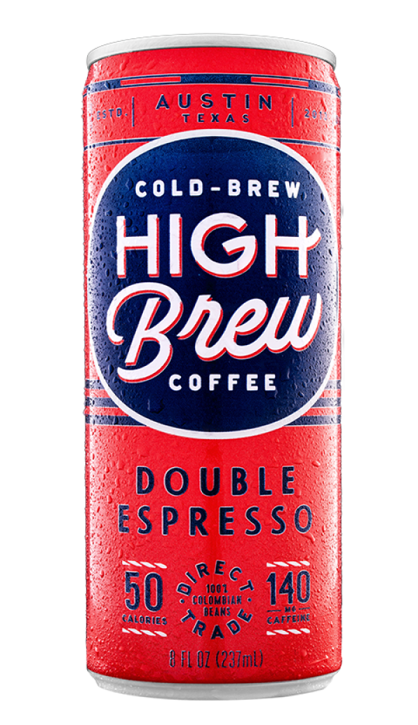 High Brew Coffee Double Espresso (12x8 OZ)-0