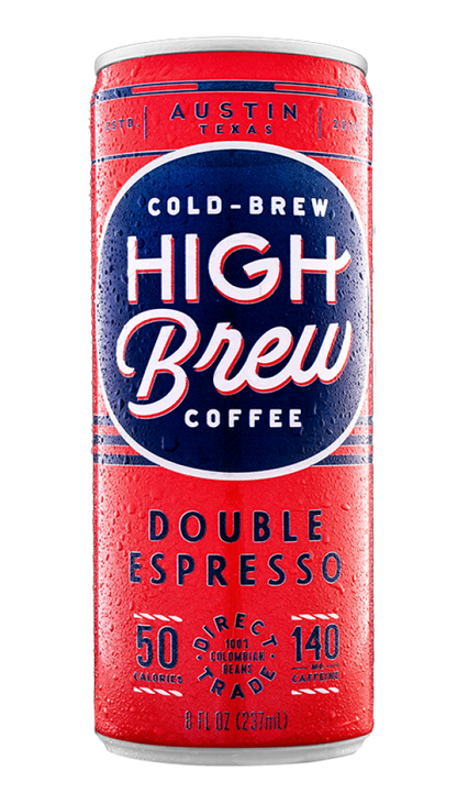 High Brew Coffee Double Espresso (12x8 OZ)-0