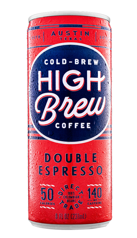 High Brew Coffee Double Espresso (12x8 OZ)-0