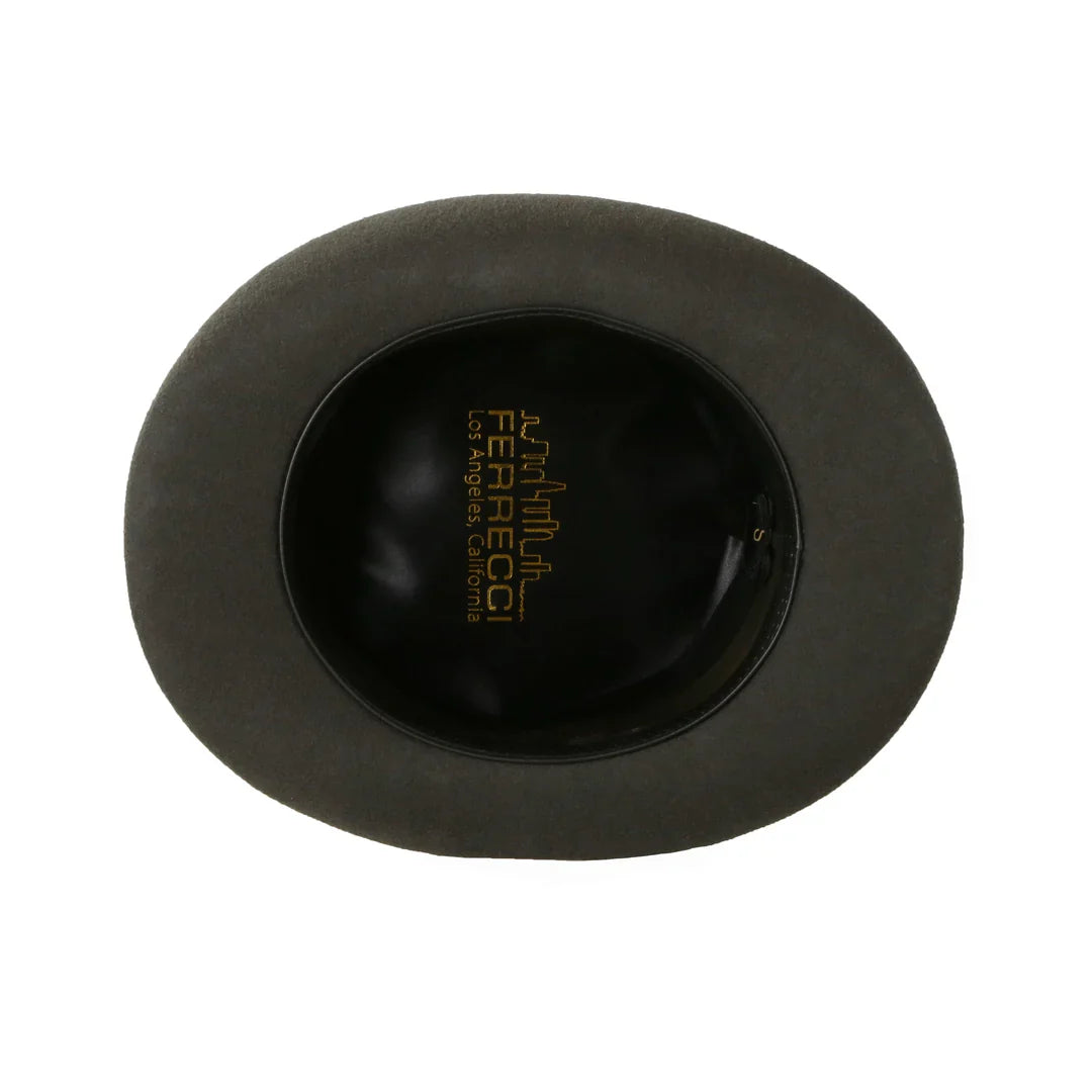 Charcoal Wool Top Hat-3