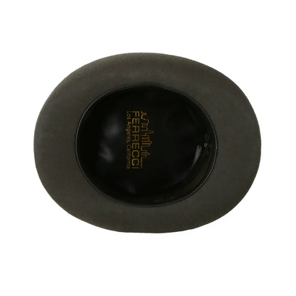 Charcoal Wool Top Hat-3