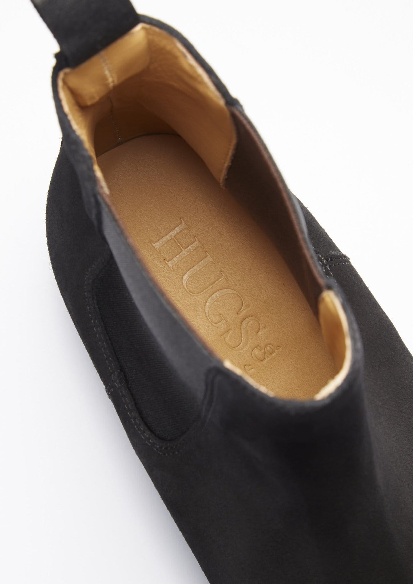 Black Suede Chelsea Boots, Welted Leather Sole-3