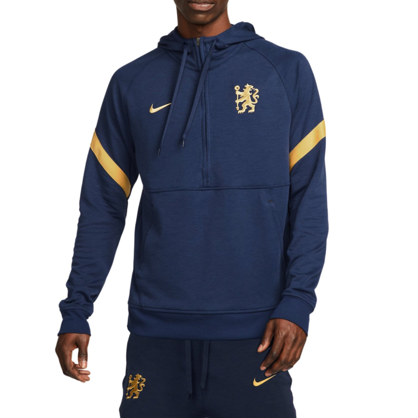 Chelsea FC navy Casual travel presentation tracksuit 2022 - Nike-0