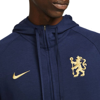 Chelsea FC navy Casual travel presentation tracksuit 2022 - Nike-2