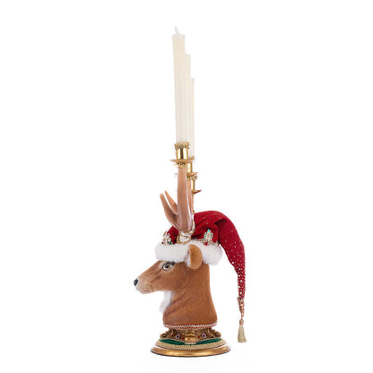 Christmas Ball Deer Head Candelabra by Katherine's Collection-2