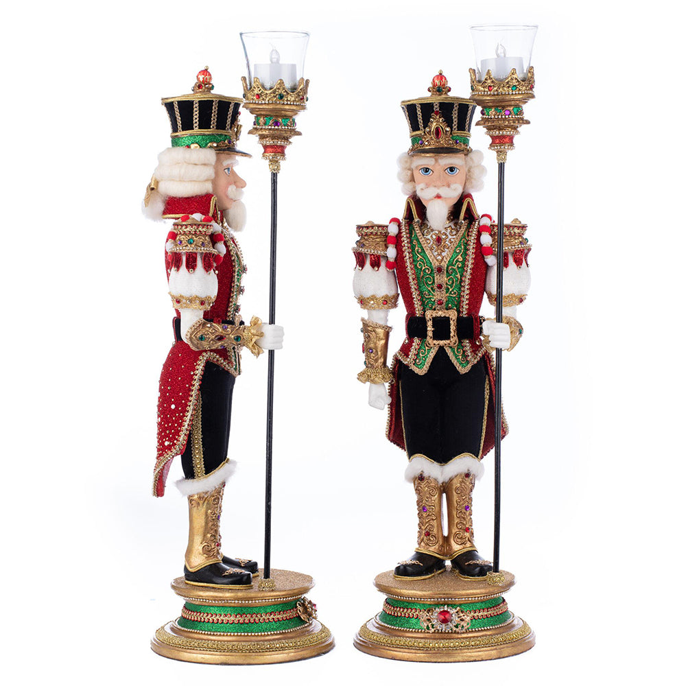 Christmas Ball Nutcracker Votive Assortment of 2 by Katherine's Collection-3
