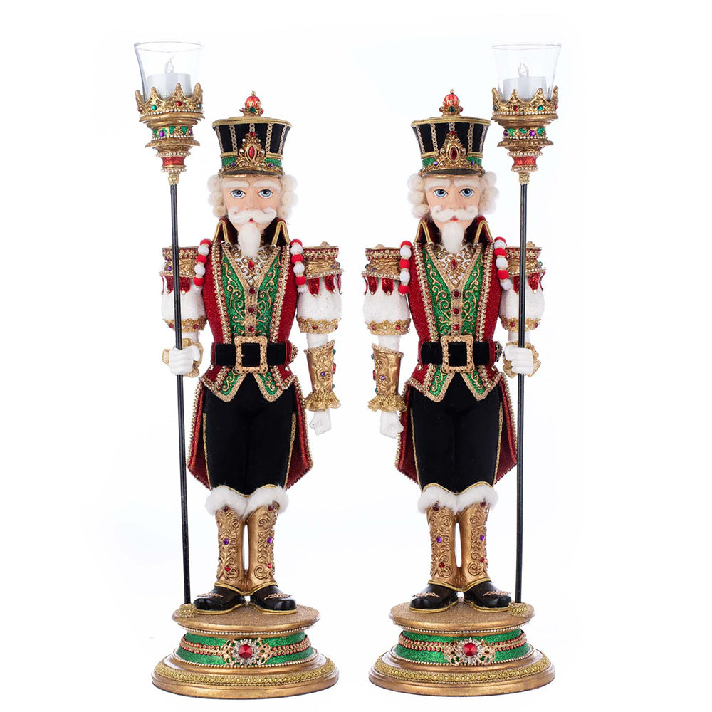 Christmas Ball Nutcracker Votive Assortment of 2 by Katherine's Collection-0