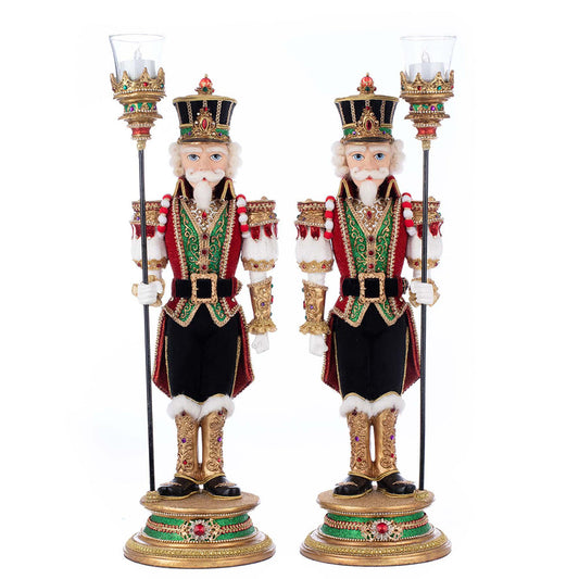 Christmas Ball Nutcracker Votive Assortment of 2 by Katherine's Collection-0