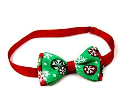 Christmas Pet Bow Ties - Festive Handmade Accessories For Dogs And Cats-3
