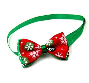 Christmas Pet Bow Ties - Festive Handmade Accessories For Dogs And Cats-6