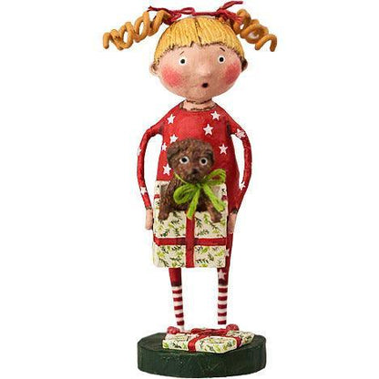 Christmas Pup Holiday Figurine by Lori Mitchell-0